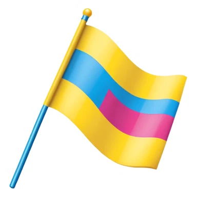 pansexual flag sticker