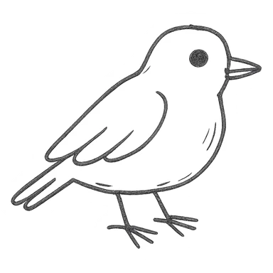 A bird sticker