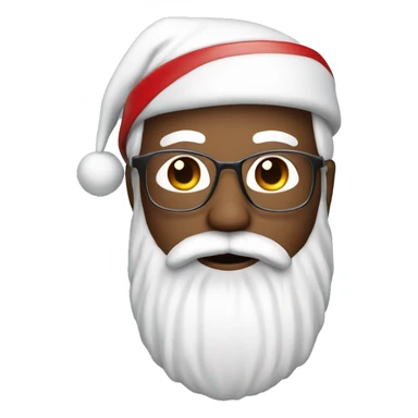 Santa with doctor set toy sticker