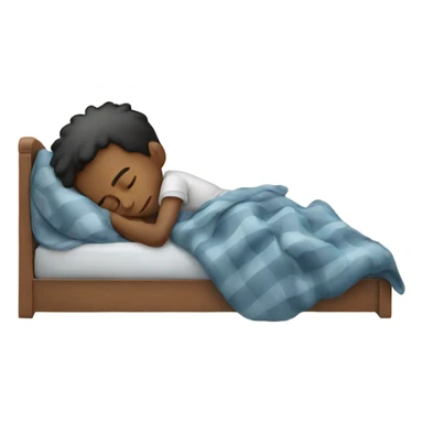 Boy sleep sticker