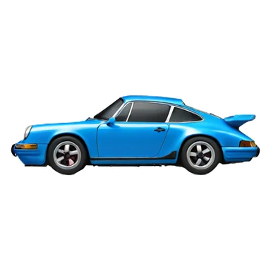 Blue 911 Porsche  sticker