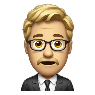 A frustrated lawyer sticker