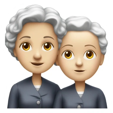 marie curie with dother irene sticker