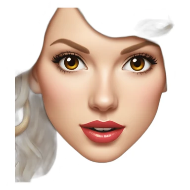taylor-swift-selfie-milk-on-face-dripping sticker