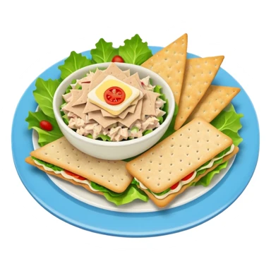 Tuna plate sticker