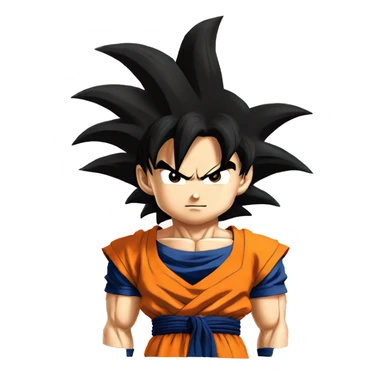 Goku from dragon ball z sticker