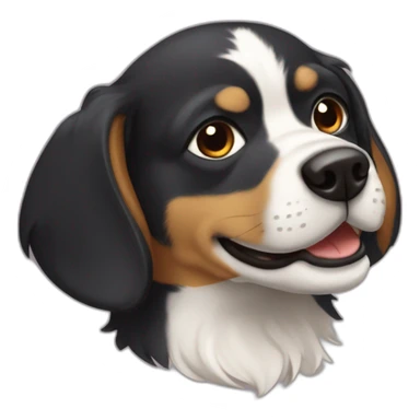 Perro volador sticker