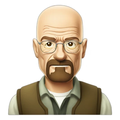Walter white who drink beer sticker