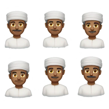 Omani man sticker