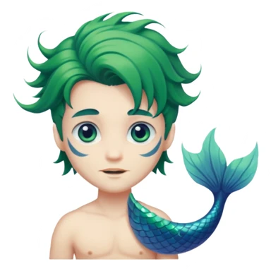 Merman sticker