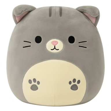 Squishmallow scottish fold kitten sticker