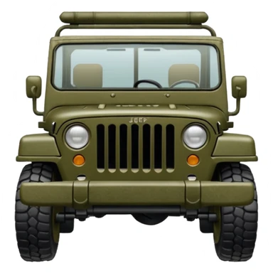 Military jeep sticker