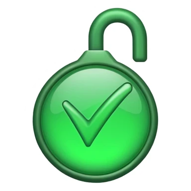 A tick sign with the background as blue sticker