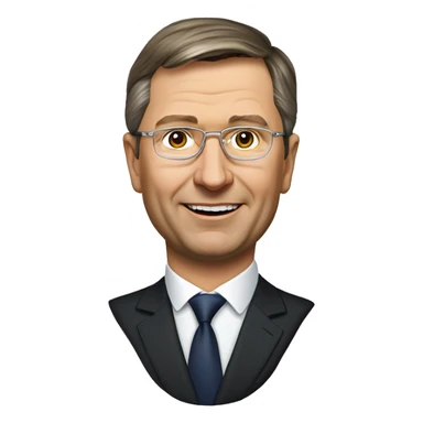 the president of Serbia Aleksandar Vucic sticker
