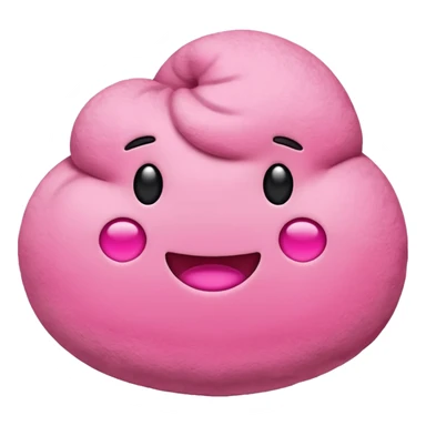 Pink poop emoji sticker