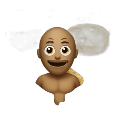 cheese turd man sticker