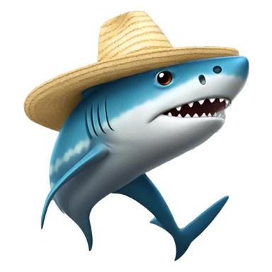 Tiburón con sombrero de copa sticker