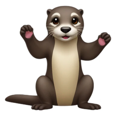 Qatari-otter sticker