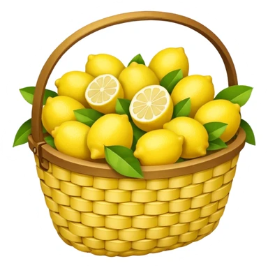 Lemon basket  sticker