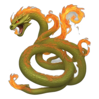 hydra-with-fire sticker