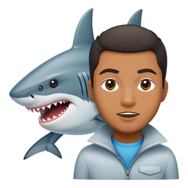 mentalidad de tiburón  sticker