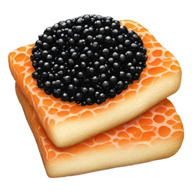 Black caviar sticker