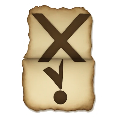 victorian check mark artsy  sticker