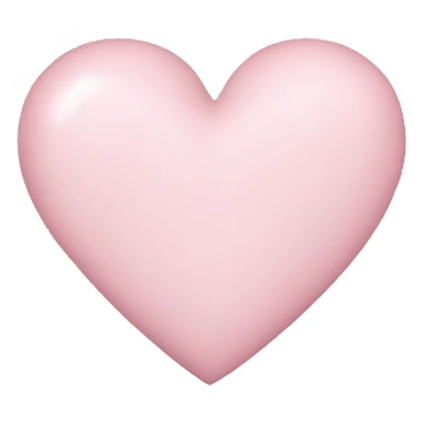 Pastel pink heart sticker