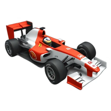 F1 car racer sticker