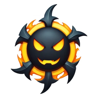 chaos dark symbol sticker