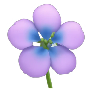 Flower dont forget me  sticker