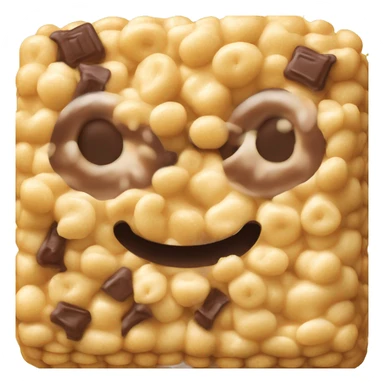 Rice Krispies Treat with Chocolate & Cream sticker