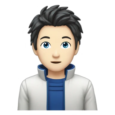 Gojo satoru blue eyes sticker