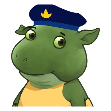 pig wearing a dress sticker