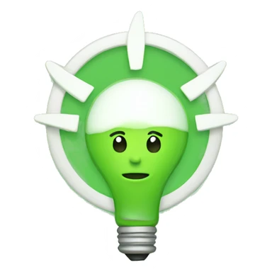 Green energy sticker