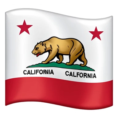 California flag sticker