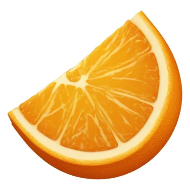 Orange slice sticker