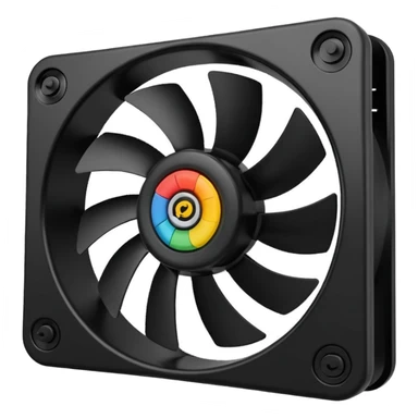 Gaming pc cabinet tab fan sticker