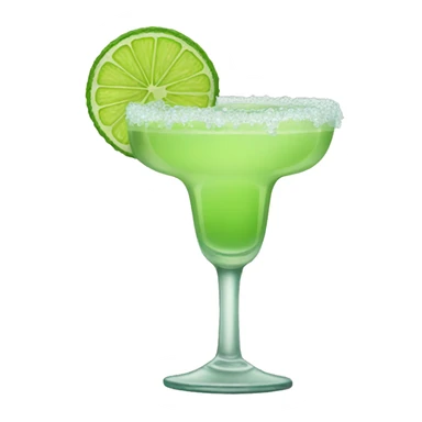 Margarita in a glass sticker