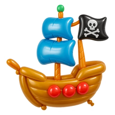 pirate ship sticker