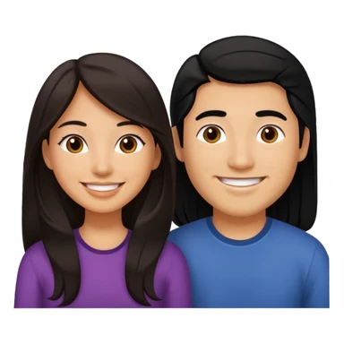 Hispanic woman with an asian guy sticker