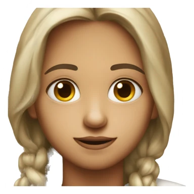 Little smirk with side eye sticker