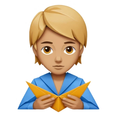 Origami player vidéo sticker