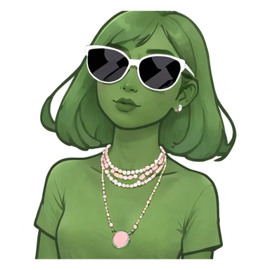 clean girl aesthetic  sticker