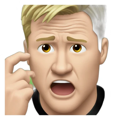 Eddie Howe biting nails sticker