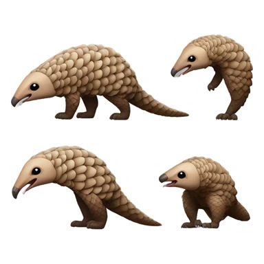 Pangolin sticker