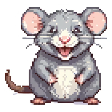 laughing rat sticker