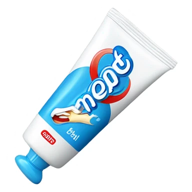 Fun and exciting toothpaste bottle sticker