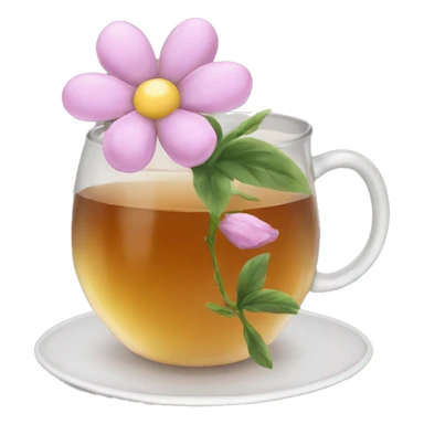 Flower tea  sticker