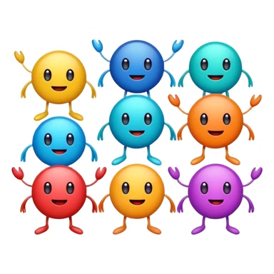 cute virusses with leg sticker